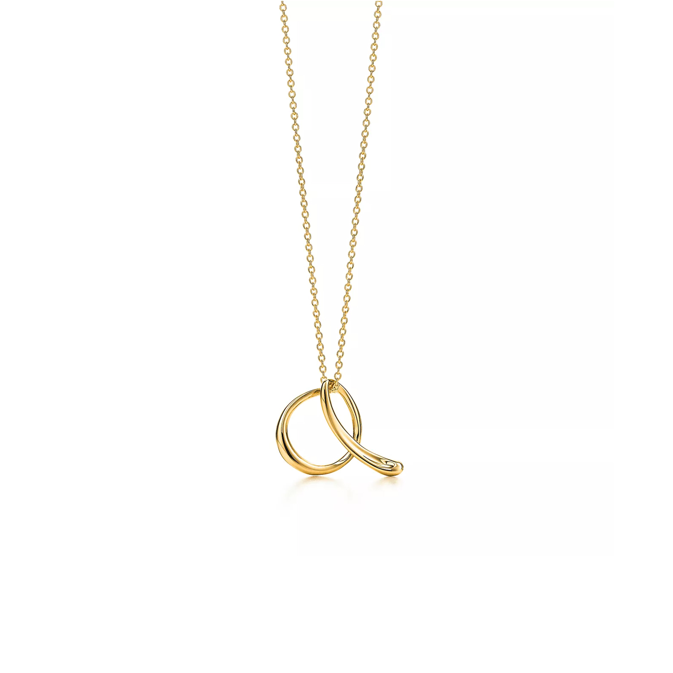 TIFFANY  ELSA PERETTI® LETTER A PENDANT